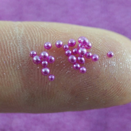 MIKROKULKI METALIZOWANE CIEMNO RÓŻOWE 5 g.