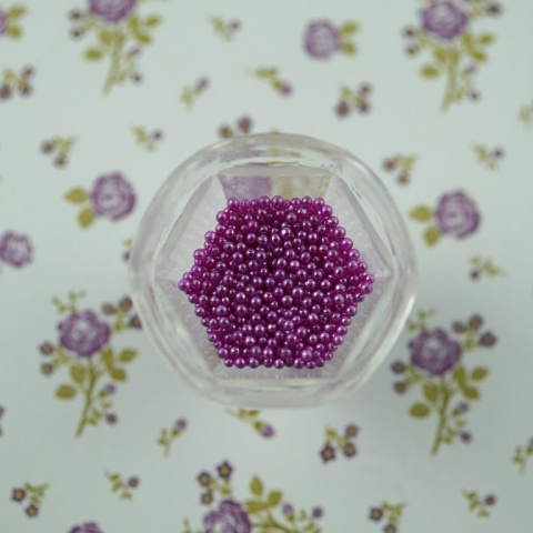 MIKROKULKI METALIZOWANE CIEMNO RÓŻOWE 5 g.