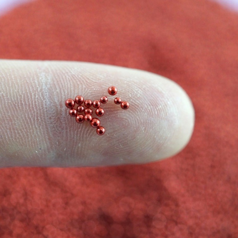 MIKROKULKI METALIZOWANE CZERWONE 5g