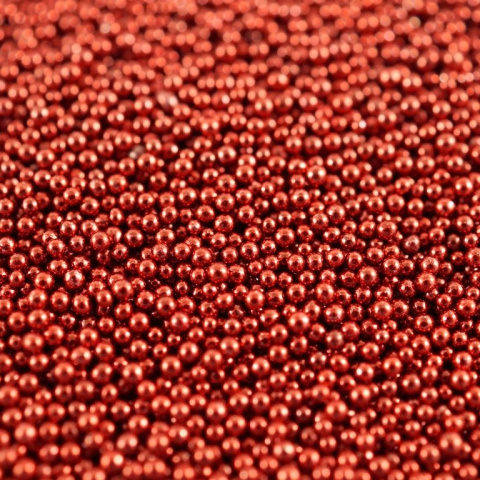 MIKROKULKI METALIZOWANE CZERWONE 5g
