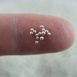 MIKROKULKI METALIZOWANE SREBRNE 5g