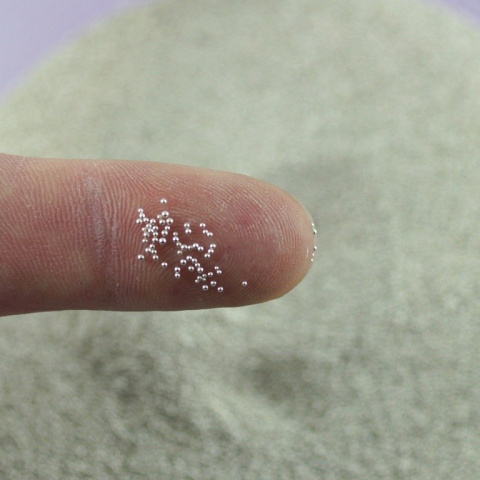 MIKROKULKI METALIZOWANE SREBRNE 5g