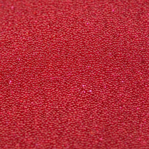 MIKROKULKI TRANSPARENTNE CZERWONE 5 g.