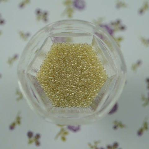 MIKROKULKI TRANSPARENTNE ECRU 5 g.