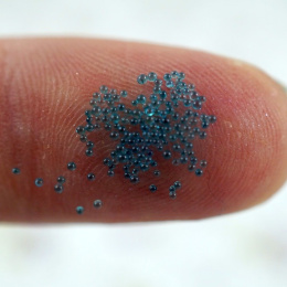 MIKROKULKI TRANSPARENTNE JASNO NIEBIESKIE 5 g.