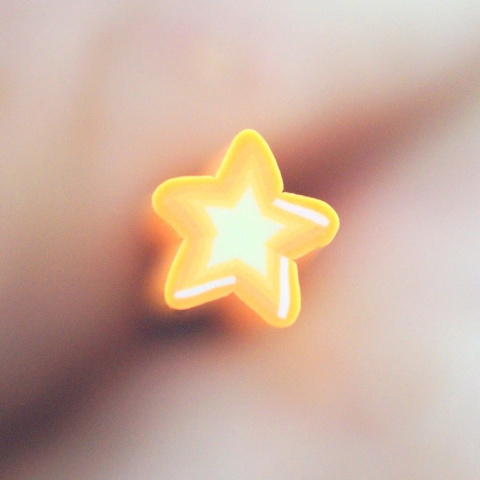 PAŁECZKA FIMO GWIAZDKA POMARAŃCZOWA