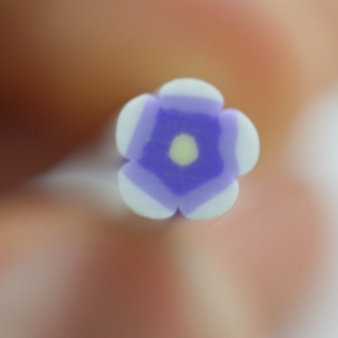 PAŁECZKA FIMO KWIATEK FIOLETOWY