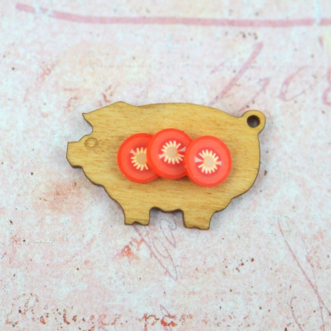 MINIATUROWA DESECZKA -ŚWINKA