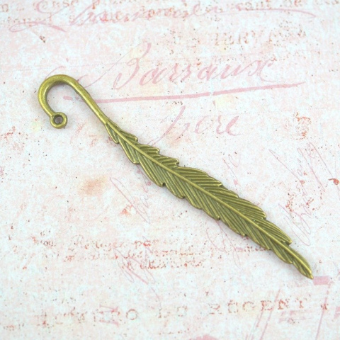 ZAKŁADKA DO KSIĄŻKI PIÓRO ŁABĘDZIA 85 mm.