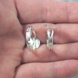 BAZA PIERŚCIONKA TARCZA SREBRNA 10 mm.