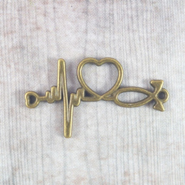 ZAWIESZKA ŁĄCZNIK EKG SERCE