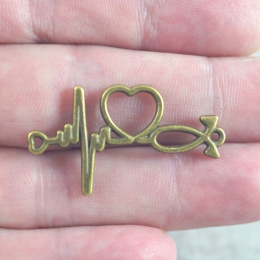 ZAWIESZKA ŁĄCZNIK EKG SERCE