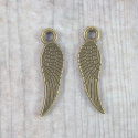 ZAWIESZKA SKRZYDŁO ANIOŁA STARE ZŁOTO