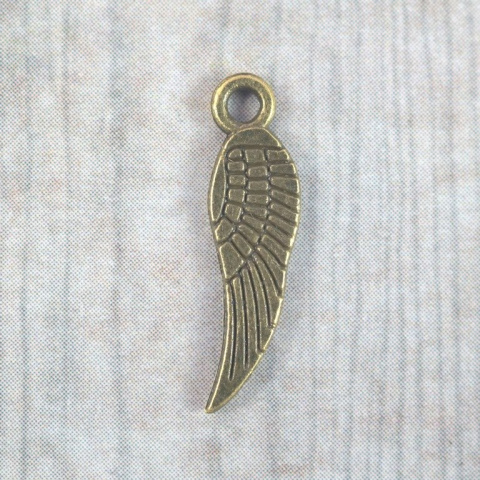 ZAWIESZKA SKRZYDŁO ANIOŁA STARE ZŁOTO