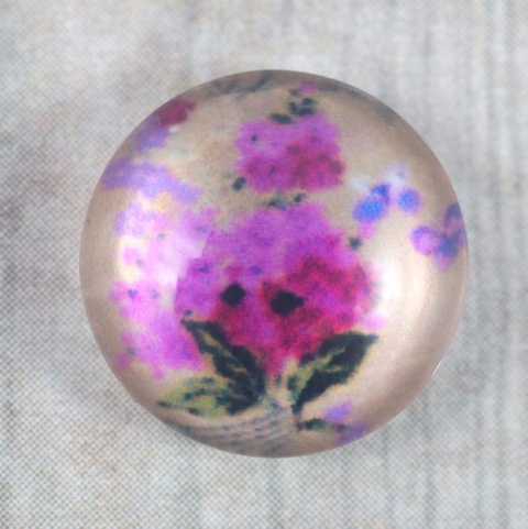 KABOSZON SZKLANY KWIAT 12 mm.