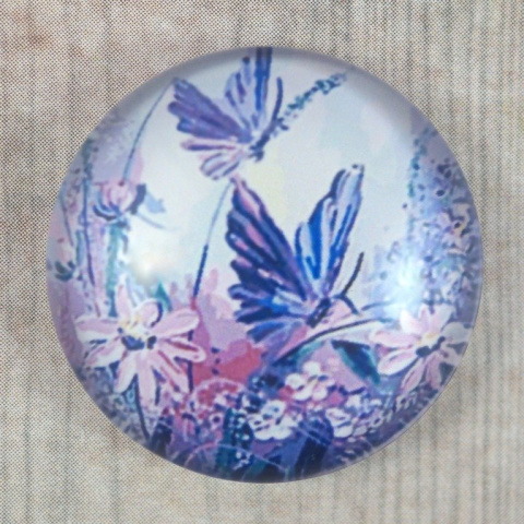 KABOSZON SZKLANY MOTYLE 16 mm.