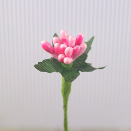 MINI KWIATEK CIEMNORÓŻOWY 1 szt.