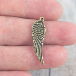 ZAWIESZKA SKRZYDŁO ANIOŁA STARE ZŁOTO