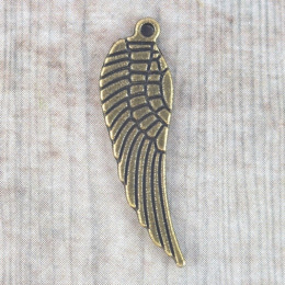 ZAWIESZKA SKRZYDŁO ANIOŁA STARE ZŁOTO