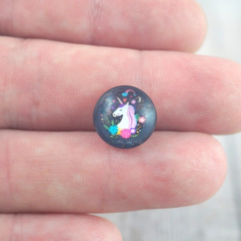 KABOSZON SZKLANY JEDNOROŻEC 12 mm