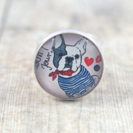 BAZA PIERŚCIONKA DO KABOSZONA SREBRNA 18 mm.