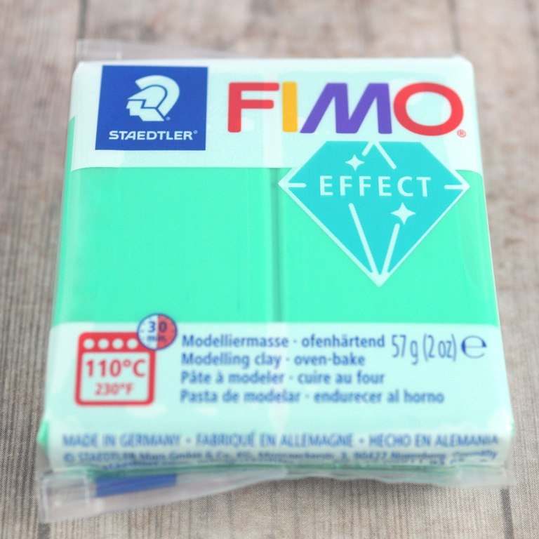 FIMO EFFECT ZIELONY PRZEŹROCZYSTY-504