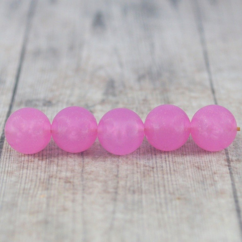 KORALIKI FLUORESCENCYJNE RÓŻOWY 10 mm 5 szt.