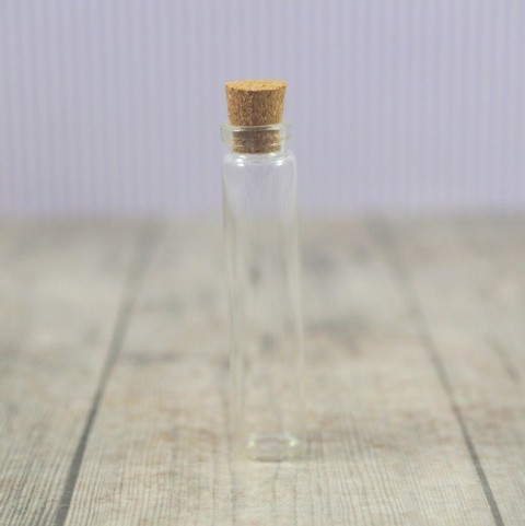 MINI BUTELECZKA SZKLANA 11x40 mm.