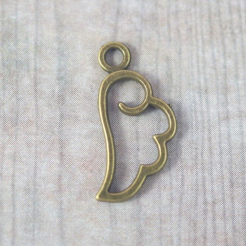 ZAWIESZKA SKRZYDŁO STARE ZŁOTO