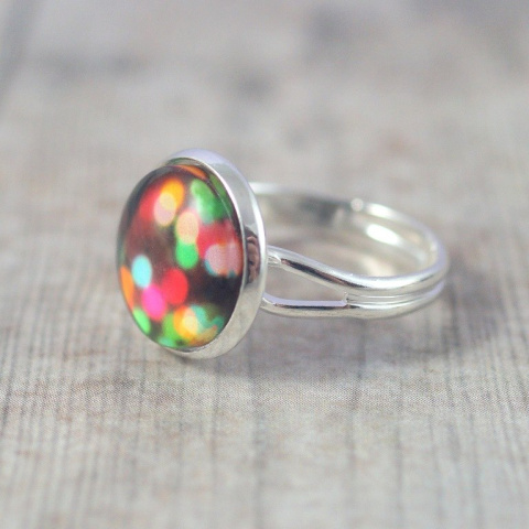 BAZA PIERŚCIONKA DO KABOSZONA SREBRNA 10 mm.