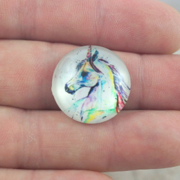 KABOSZON SZKLANY JEDNOROŻEC 20 mm.