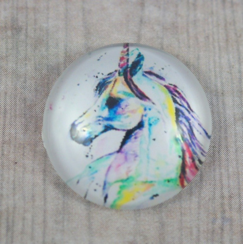 KABOSZON SZKLANY JEDNOROŻEC 20 mm.