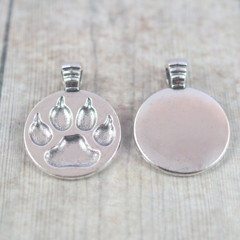 WISIOREK SREBRNY ŚLAD ŁAPY