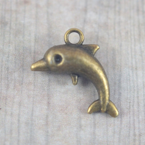 ZAWIESZKA DELFIN STARE ZŁOTO