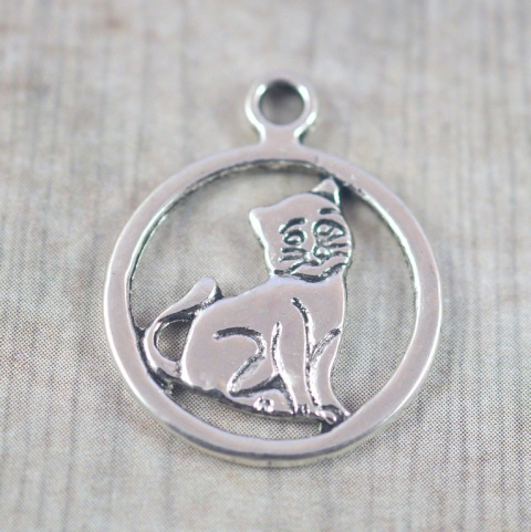 ZAWIESZKA SREBRNA KOTEK