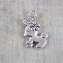 ZAWIESZKA ZAJĄCZEK Z KWIATKIEM SREBRNA
