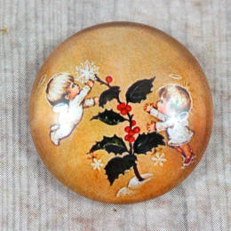 KABOSZON SZKLANY ANIOŁKI 20 mm.