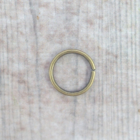 KÓŁKO MONTAŻOWE STARE ZŁOTO 12 mm10 szt