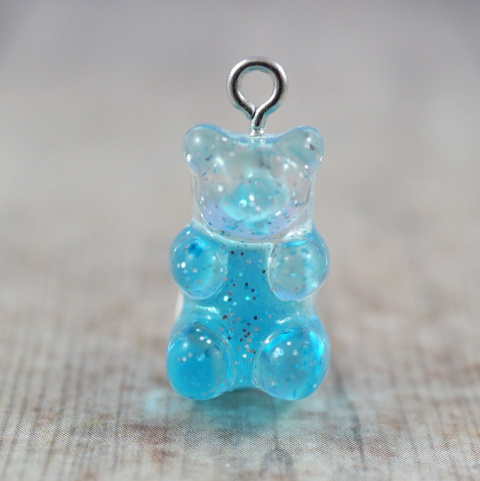 ZAWIESZKA MIŚ NIEBIESKI-BROKAT