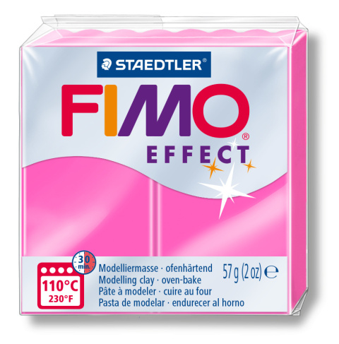 FIMO EFFECT RÓŻOWY NEON -201