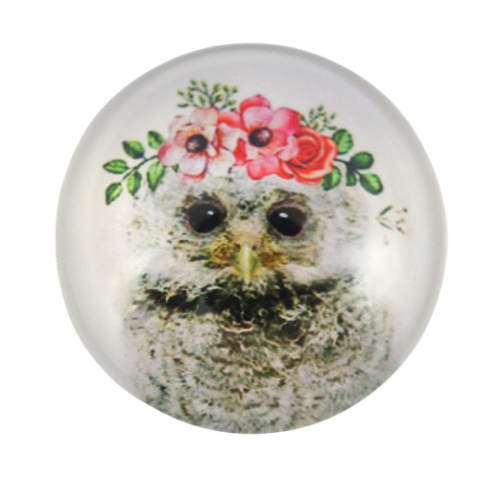 KABOSZON SZKLANY SOWA 20 mm.