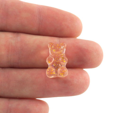 MINI MIŚ BRZOSKWINIOWY BROKAT