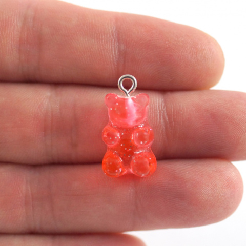 ZAWIESZKA MIŚ CZERWONY BROKAT