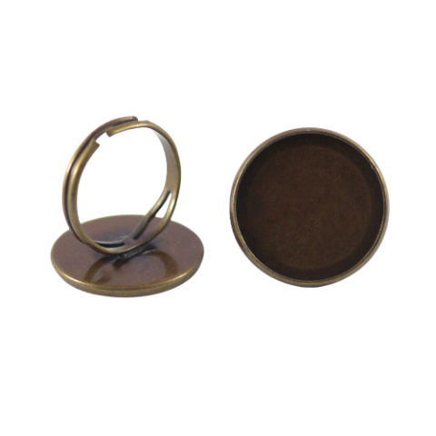 BAZA PIERŚCIONKA DO KABOSZONA STARE ZŁOTO 20 mm.