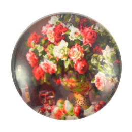 KABOSZON SZKLANY BUKIET KWIATÓW 25 mm.