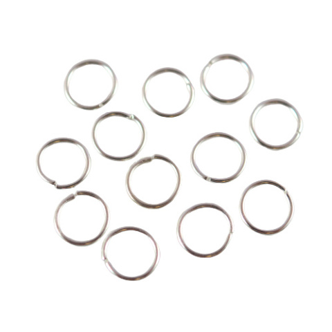 KÓŁKO MONTAŻOWE SREBRNE 7 mm 20 szt.