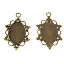 BAZA WISIORKA DO KABOSZONA OWALNEGO18x25 mm.