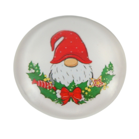 KABOSZON SZKLANY ŚWIĄTECZNY SKRZAT 12 mm.