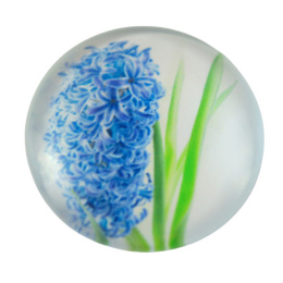 KABOSZON SZKLANY HIACYNT 25 mm.