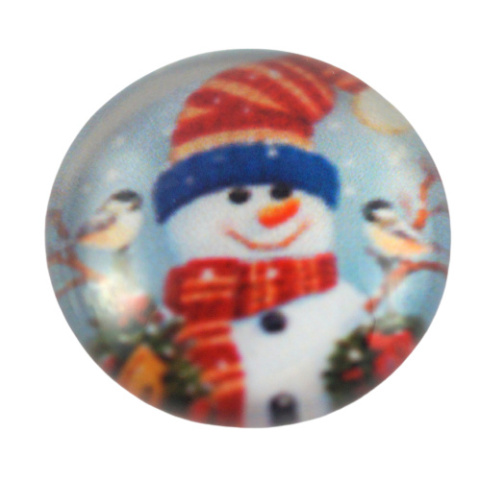 KABOSZON SZKLANY BAŁWANEK Z PTASZKAMI 12 mm